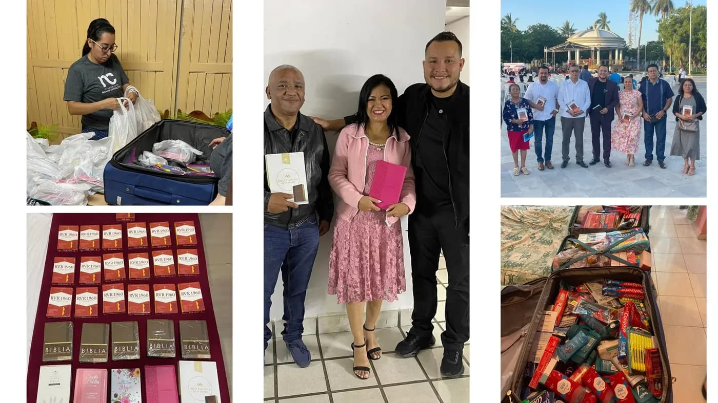Entrega de Biblias · Apoyo a pastores